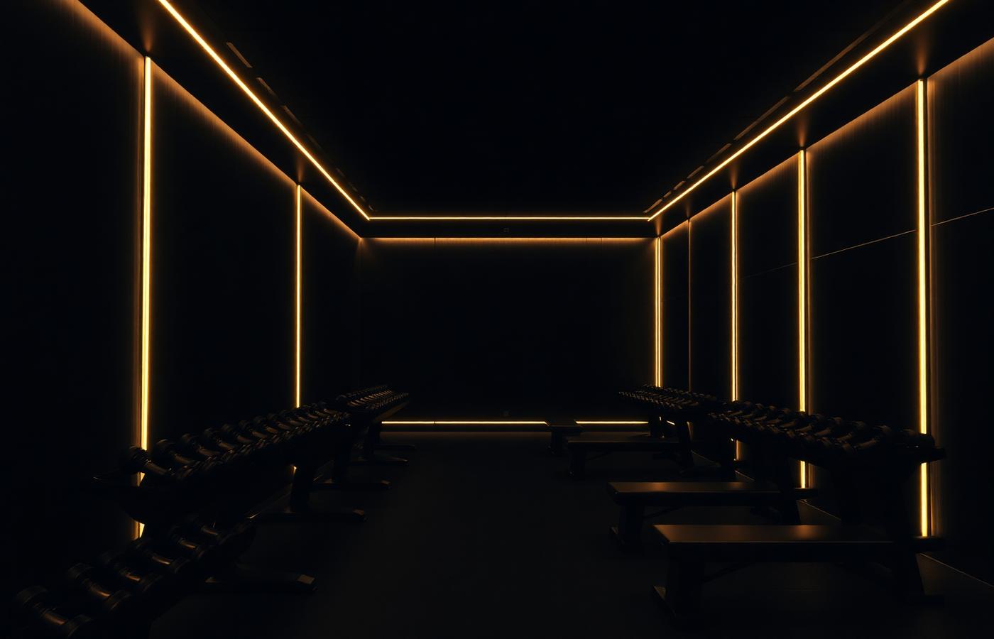 The dark Agoge training floor