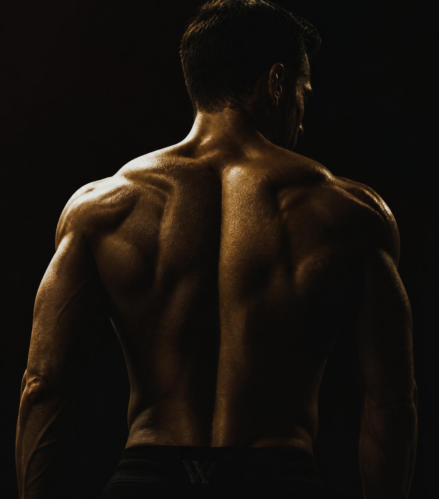 Athlete standing in the Agoge training hall